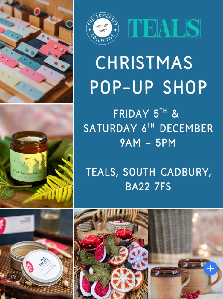 Teals Christmas Pop Up Shop 4 - 5 December 2025