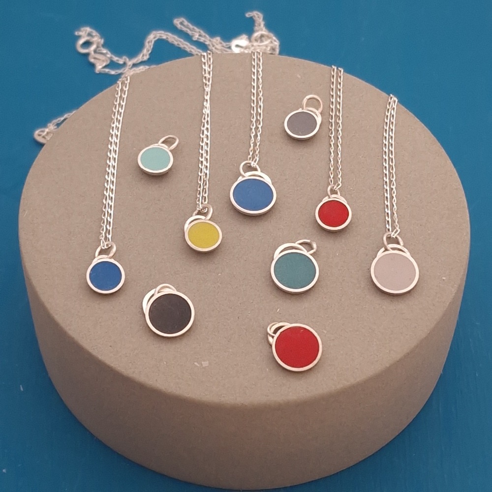 Colour Dot Pendants