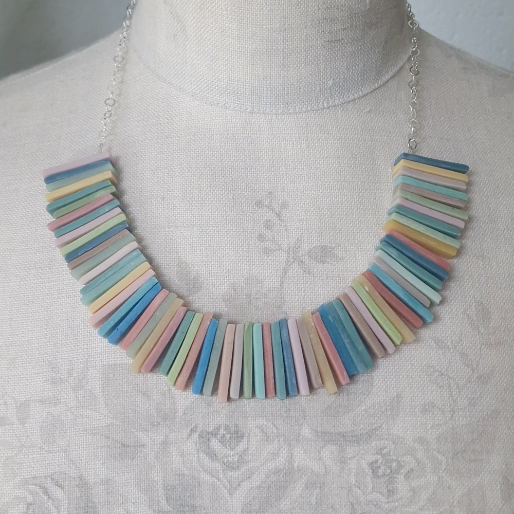 IN STOCK: Chromatic Dialogue Part Two: Modern Deco Necklace