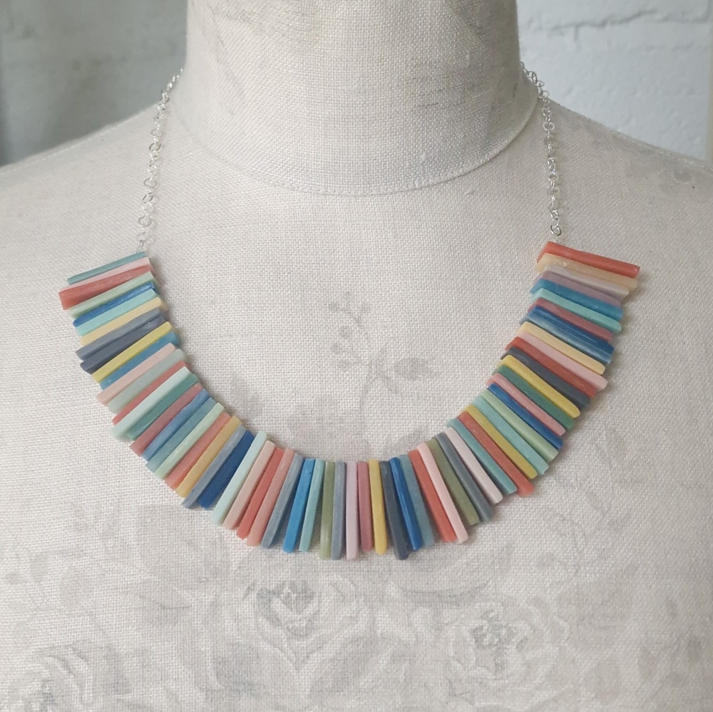 IN STOCK: Chromatic Dialogue Part Two: Modern Deco Necklace