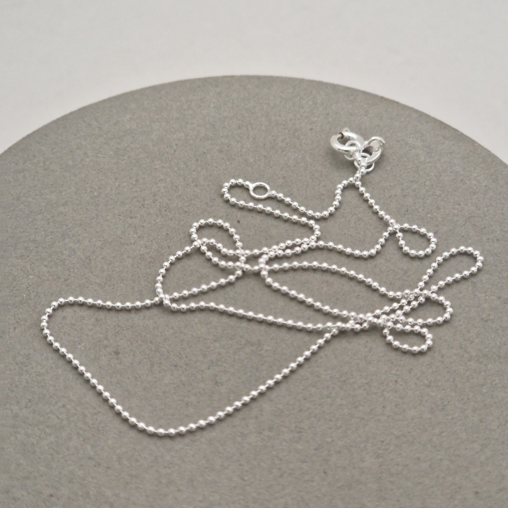 Recycled Sterling Silver Ball Chain
