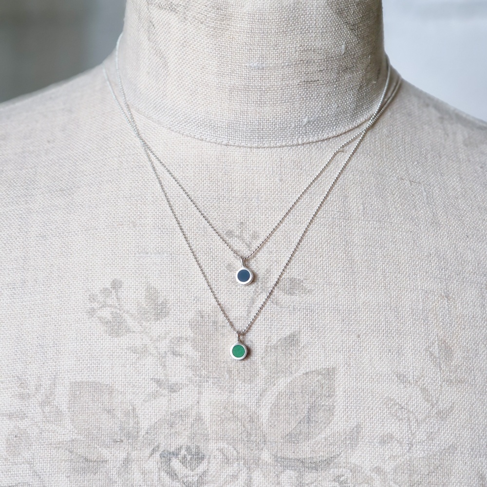 Circle Colour Dot Pendant - Medium 6mm