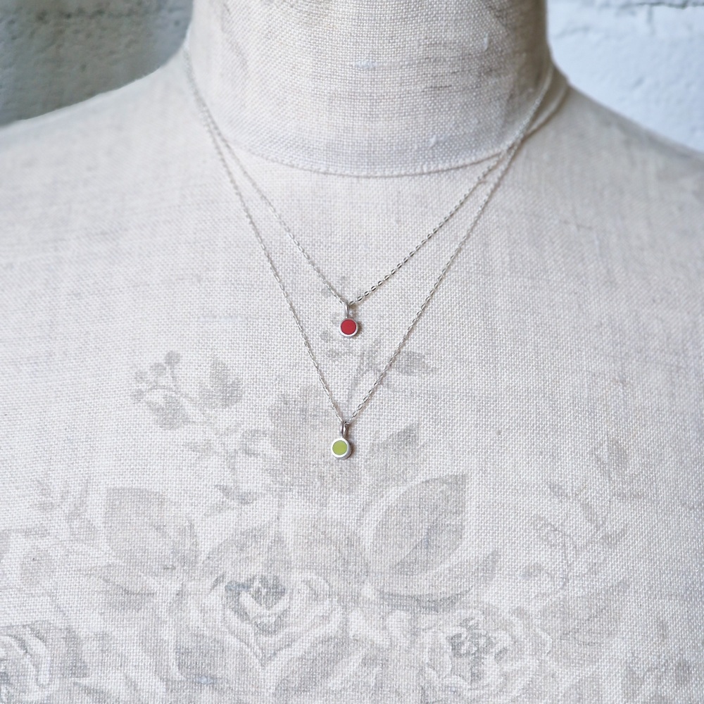 Circle Colour Dot Pendant - Small 5mm