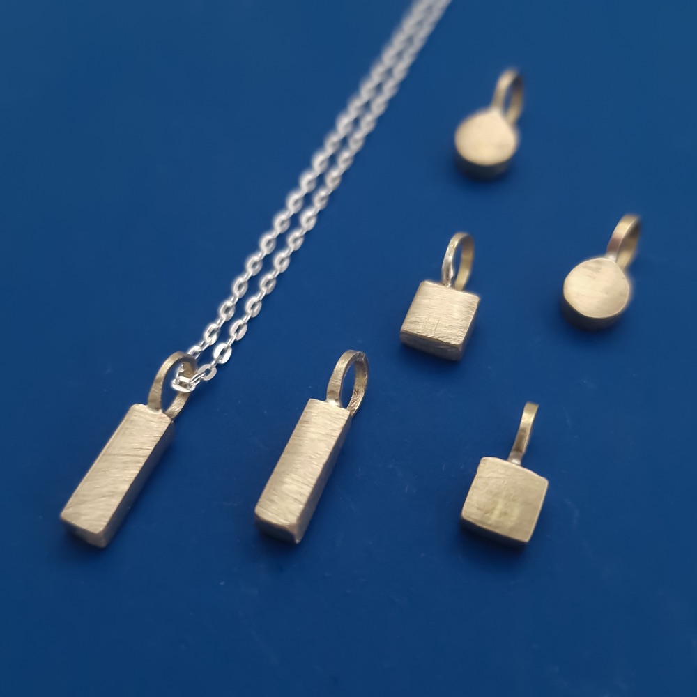 Brass Dot Charms / Pendants