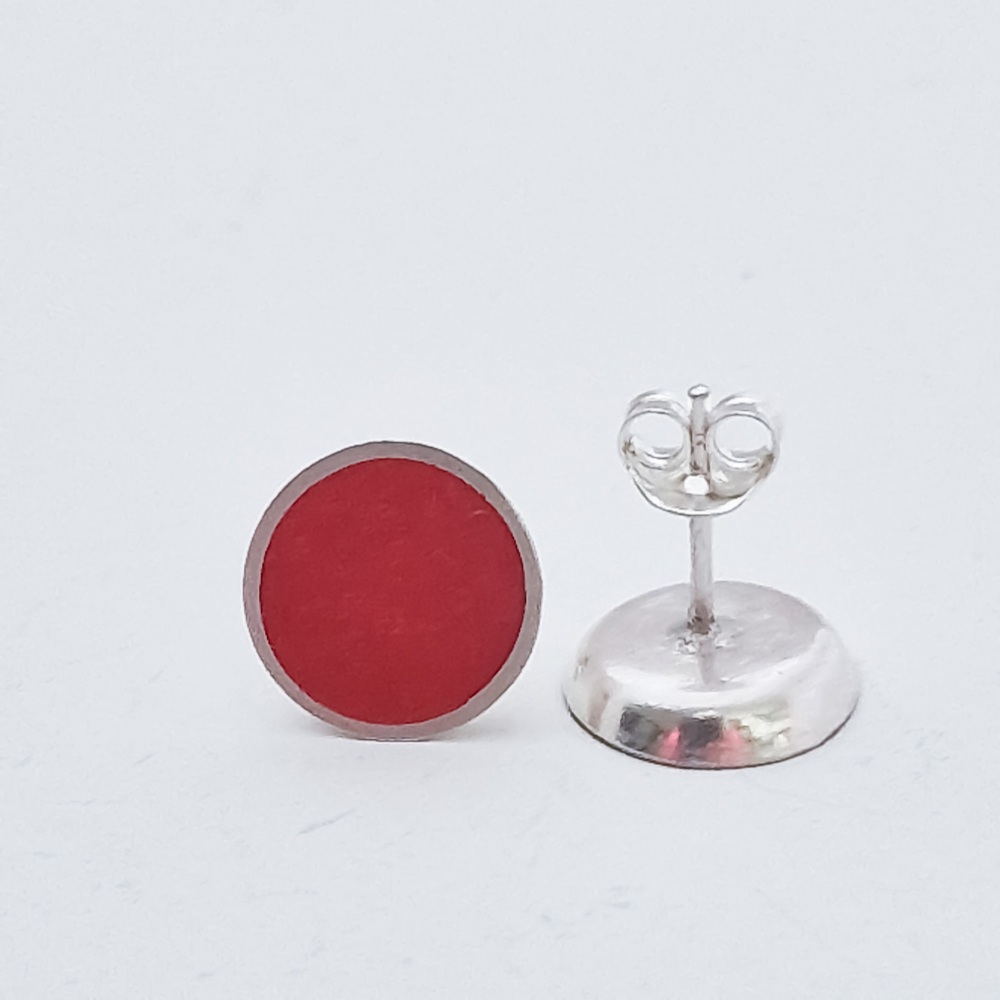 NEW Large Colour Dot Studs