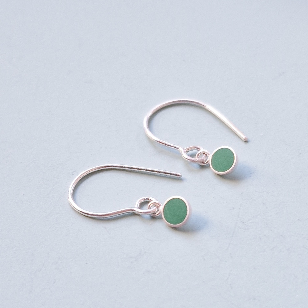 STUDIO COLLECTION Mini Colour Dot Dangle Earrings MADE TO ORDER