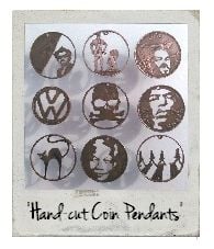Hand-cut Coin Pendants