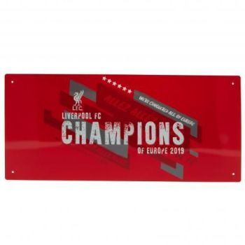 New Product - Champions of Europe 2019 Metal Sign