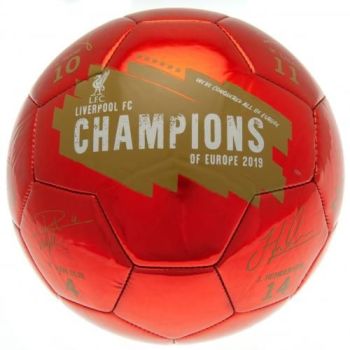 FAN FAVOURITE - Champions of Europe 2019 Signed Football