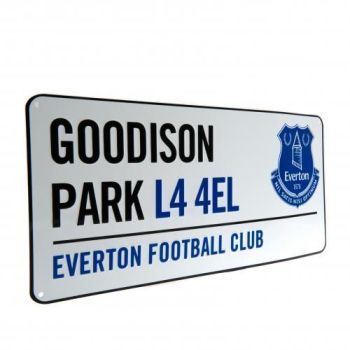 Goodison Park Stadium  Metal Street Sign