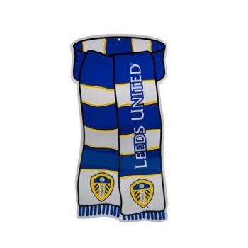 New Product - Leeds United Small Metal Scarf Sign