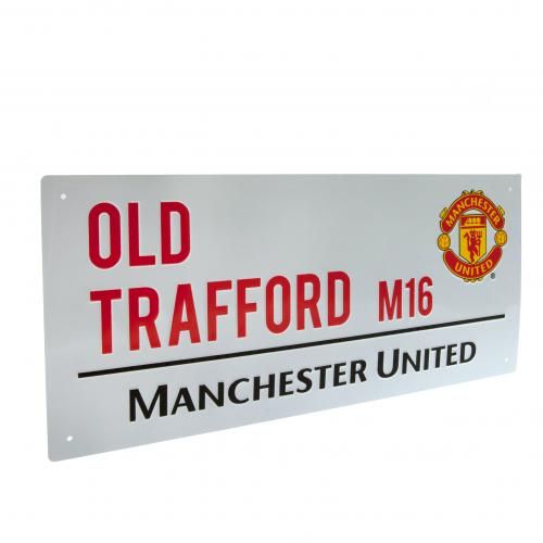 Manchester United Stadium Street Sign