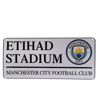 Manchester City Stadium Metal Street Sign