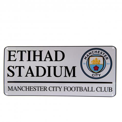 Manchester City Stadium Metal Street Sign