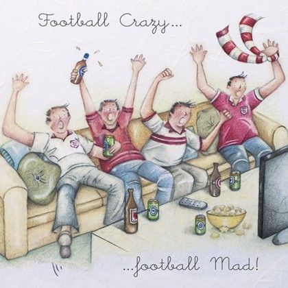 New Product - Male Birthday Card - Football Theme