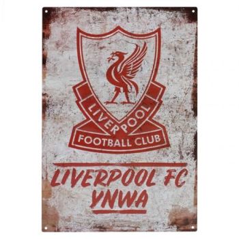 Brand New Product - Liverpool FC YNWA Large Metal Sign 
