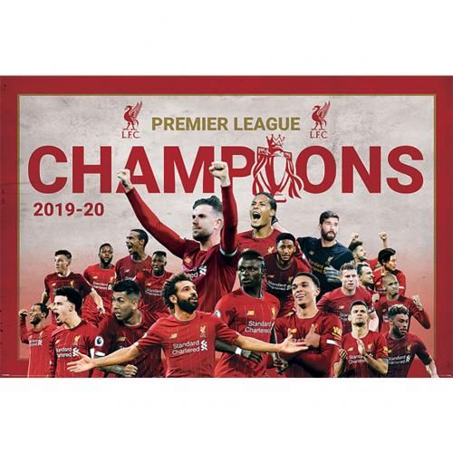 New Product - Liverpool FC Premier League Champions Poster Montage (11)