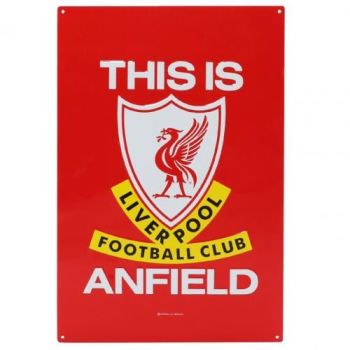New Product - Liverpool FC This Is Anfield Large Metal Sign