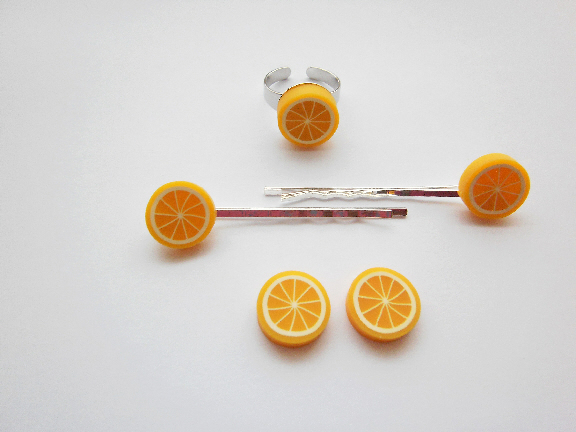 Orange Sliced 3-Piece Gift Set