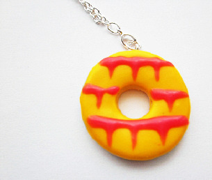 Yellow Large Ring Necklace