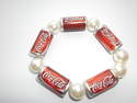 Coca Cola Pearl Bracelet