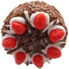 Chocolate Strawberry Gateau Cake Ring