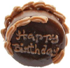 Happy Birthday Chocolate Cake Ring