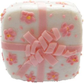 Pink Bow Flower Cake Ring