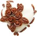 White Chocolate Flower Cake Ring