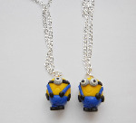 Despicable Me Minion Silver Plated necklace