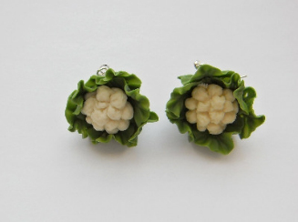 Cauliflower Vegetable Earrings