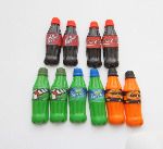 Mini Tango, 7up, Sprite, Coca Cola And Dr Pepper Soda Drink Bottle Stud Earrings