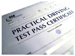 Practical Test Certificate