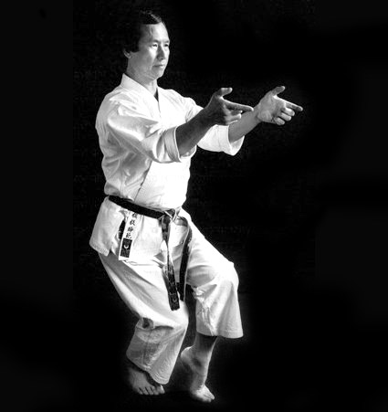 Sensei Keinosuke Enoeda practicing Kata