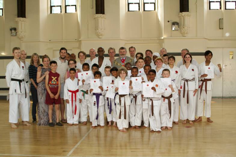 Karate supporting charities in Lewisham