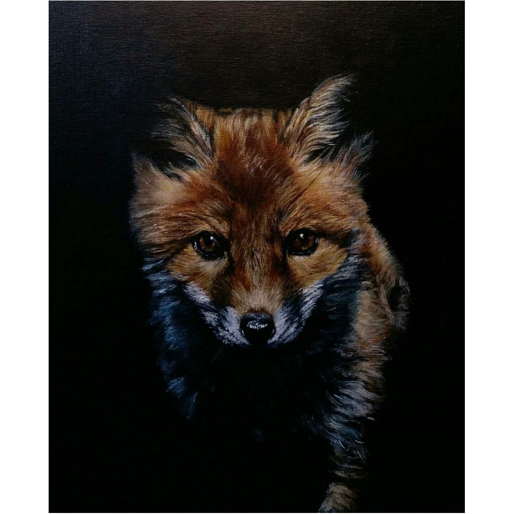 Foxcub painting