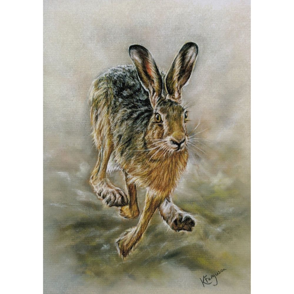 <!--001--><b>Running Hare</b> Ltd edition giclee print