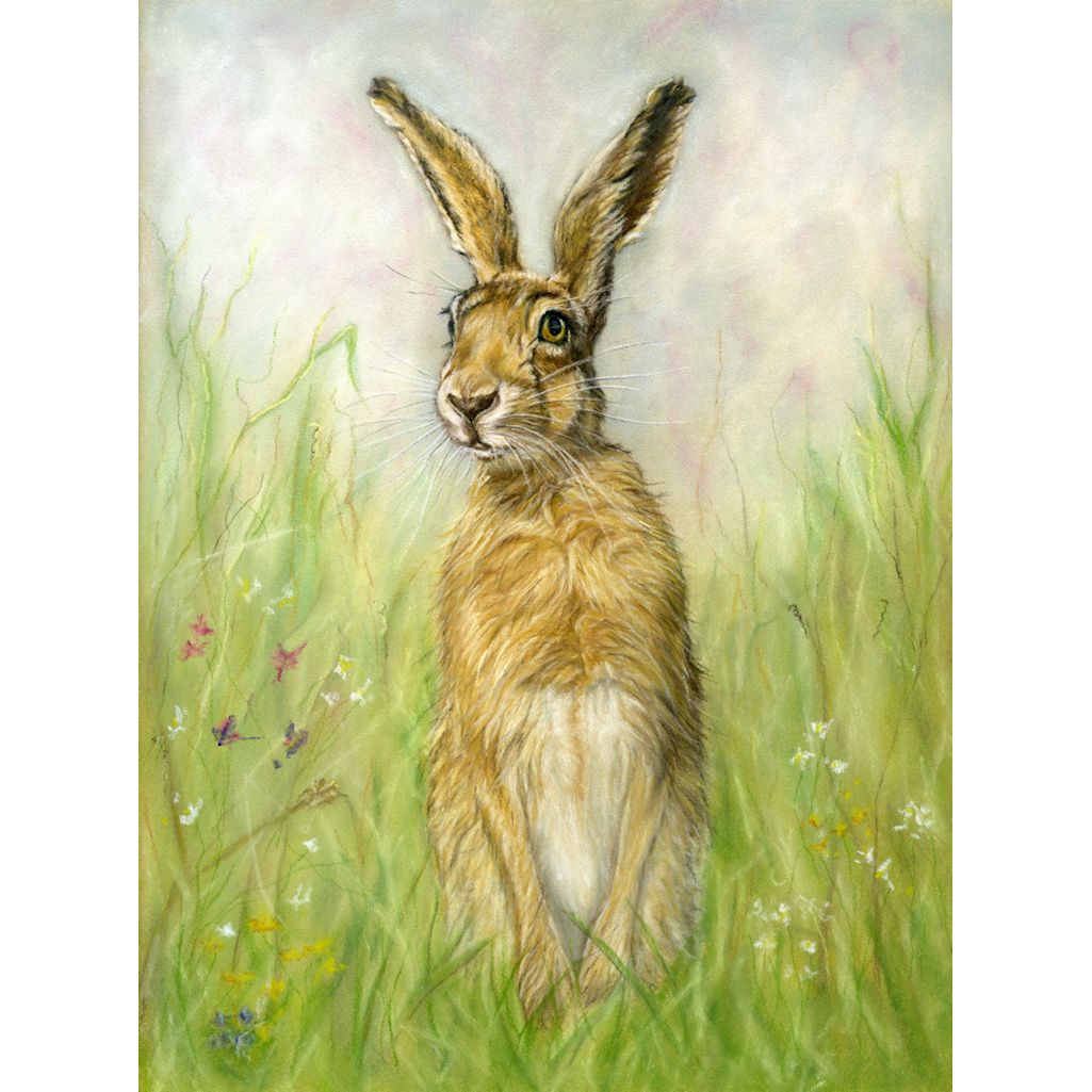 Whimsical Hare  7" x 10" giclee print