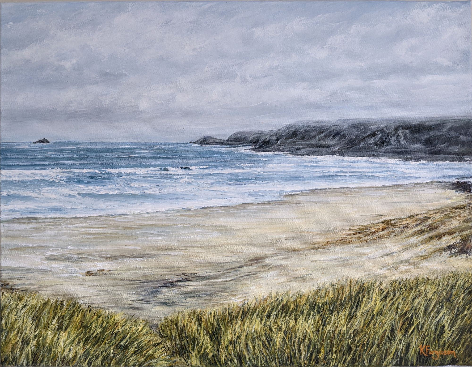 Beach painting
