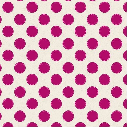 Tilda Fabric ~ Sewn Spot Carmine Red COMING SOON!