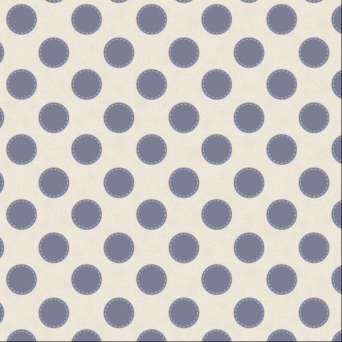 Tilda Fabric ~ Sewn Spot Dove White COMING SOON!