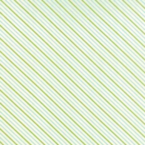 Moda Fabrics ~ Hello Darling ~ Summer Stripe Aqua and Green
