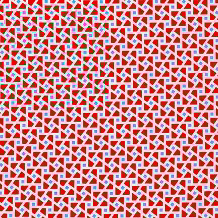Robert Kaufman Fabrics ~ Just One Of Those Days ~ Cubes Red