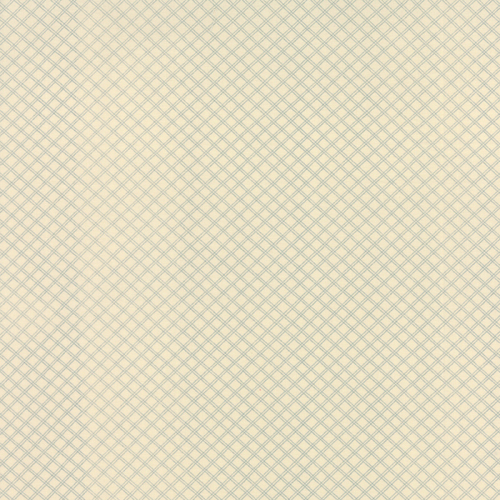 Moda Fabrics ~ Silver Linings Shirtings ~ Crosshatch Cream Blue