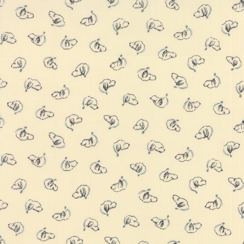 Moda Fabrics ~ Silver Linings Shirtings ~ Oliver Cream Blue