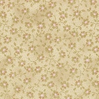 Lecien Fabric ~ Mrs Marchs Collection ~ Trailing Floral Custard