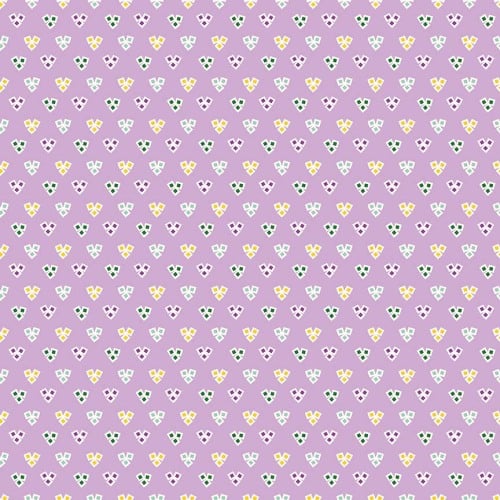 Penny Rose Fabrics ~ Hope Chest 2 ~ Hearts Purple
