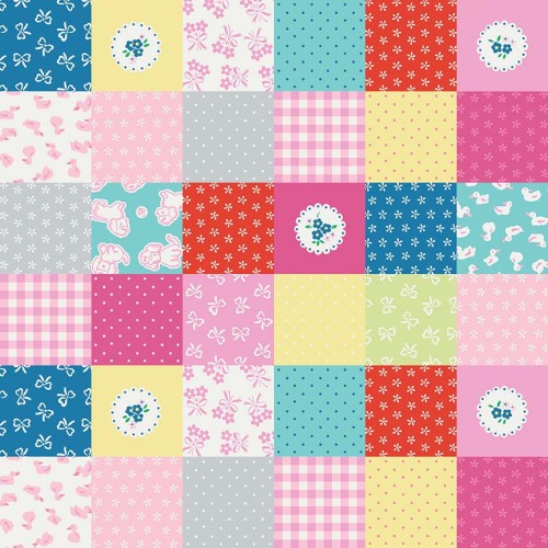 Penny Rose Fabrics ~ Strawberry Biscuit ~ Cheater Print Green