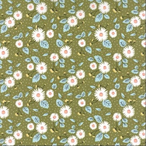 Moda Fabrics ~ Little Miss Sunshine ~ Fresh Daisies Leaf