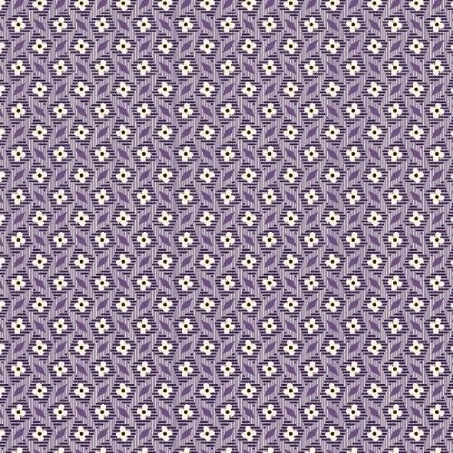 Marcus Brother Fabrics ~ Aunt Grace ~ Diamond Flower Lilac